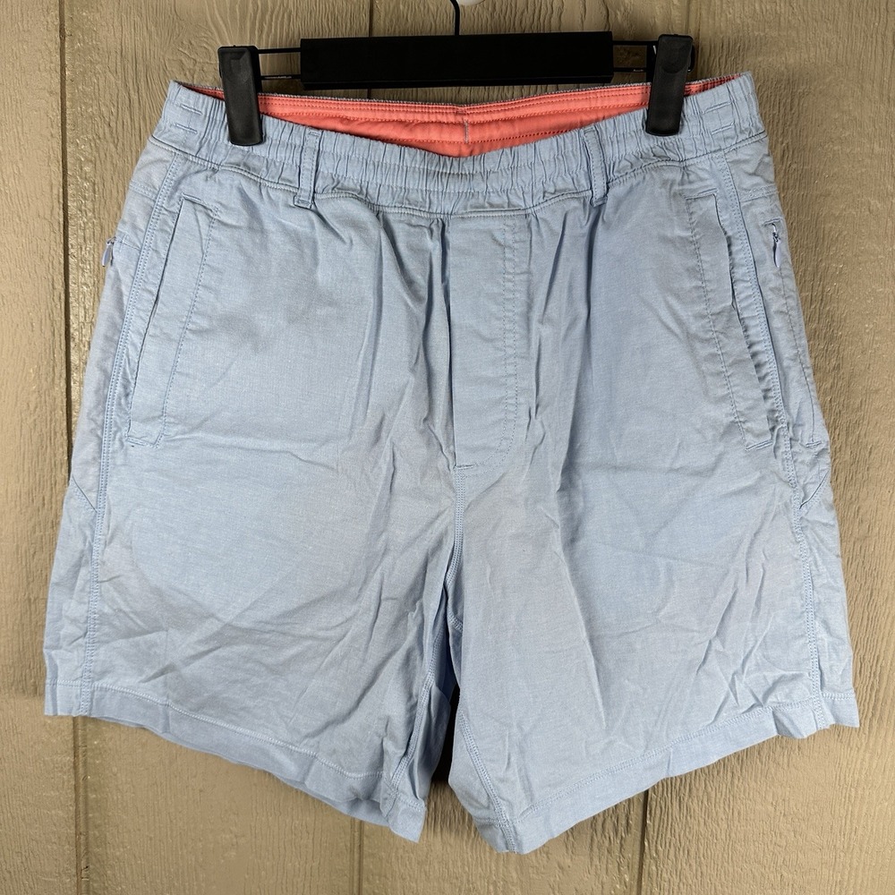 Birddogs Classic Boomstick Lined Shorts Slate Blue Orange Mens Size Large